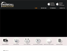 Tablet Screenshot of housecall4macs.com
